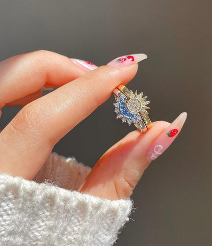 🌌💖 ¡DUO DE COLLARES Y ANILLOS SOL Y LUNA PANDORA! PROMOCIÓN POR SAN VALENTIN ❤️ + TARJETA DEDICATORIA PERSONALIZADA   💌  + CHOCOLATE ARTESANAL 🍫 Y CAJA DE REGALO 🎁